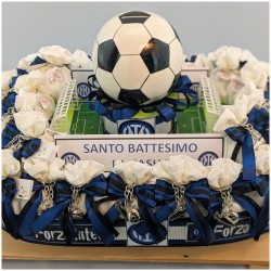 Scarpette da Calcio Bomboniere su stadio dell'inter