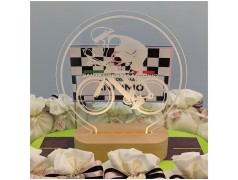 Bomboniere Tema Ciclismo lampada centrale