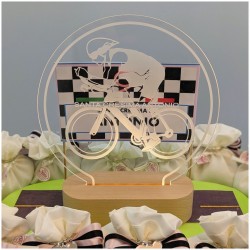 Bomboniere Tema Ciclismo lampada centrale