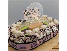 Bomboniere Tema Ciclismo vista laterale