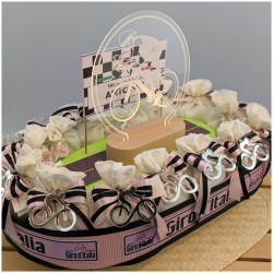 Bomboniere Tema Ciclismo vista laterale