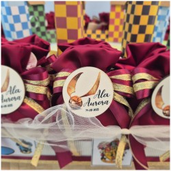 Bomboniere Harry potter su Campo da Quidditch dettaglio magnete