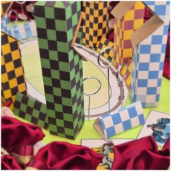 Bomboniere Harry potter su Campo da Quidditch vista torri
