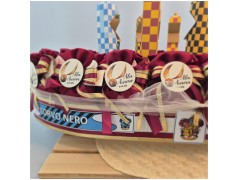 Bomboniere Harry potter su Campo da Quidditch vista lato sinistro