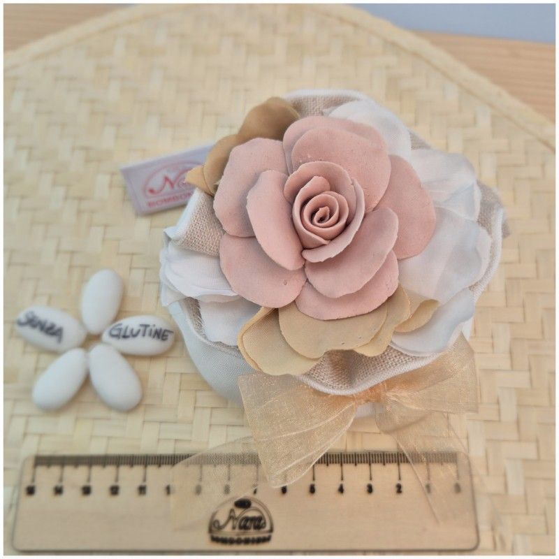 Rosa in porcellana Bomboniere Italiane