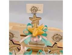 Bomboniera tema Mare Stella Marina memo
