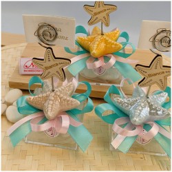 Bomboniera tema Mare Stella Marina memo