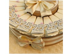 Torta di Bomboniere per i 25 Anni di Matrimonio