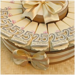 Torta di Bomboniere per i 25 Anni di Matrimonio