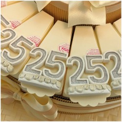 Torta di Bomboniere per i 25 Anni di Matrimonio