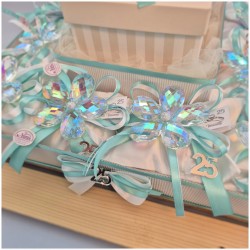 Torta di Bomboniere 25 Anniversario in cristallo