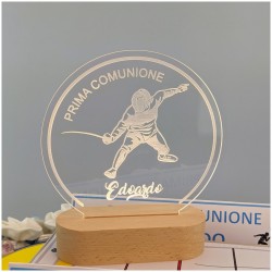 Bomboniere comunione Scherma lampada centrale