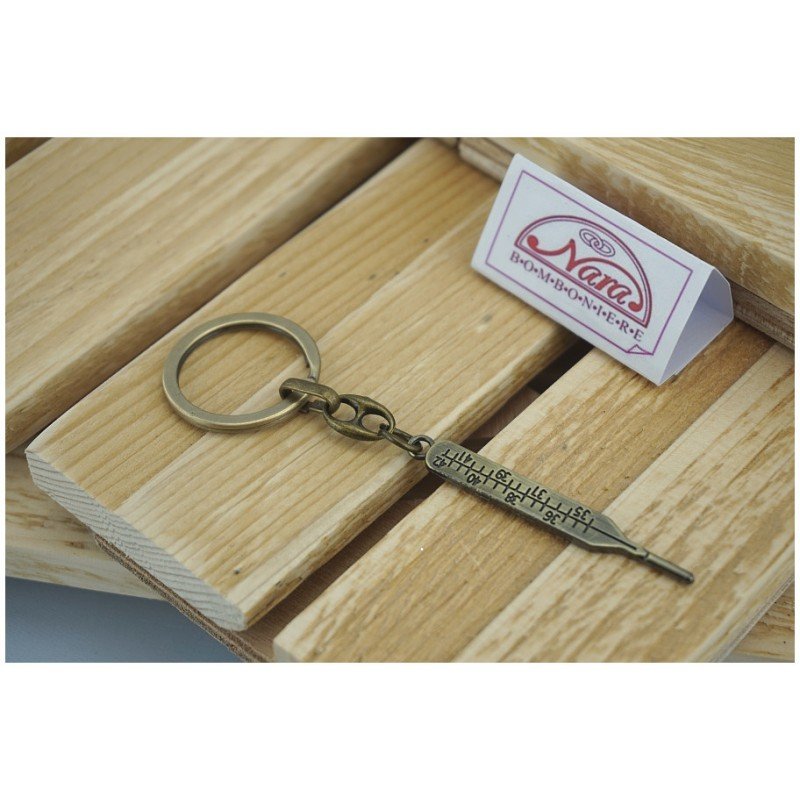 Bomboniere per Laurea infermiere termometro portachiavi