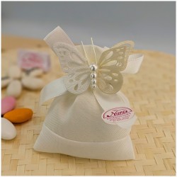 Sacchettino Comunione Farfalla