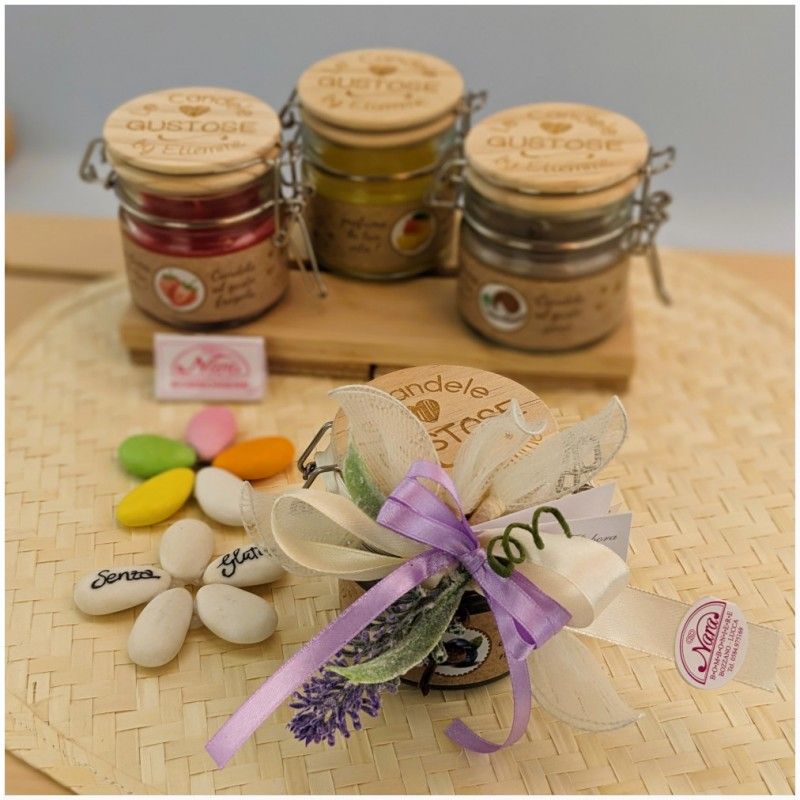 Bomboniera Candele Profumate alla frutta gusto