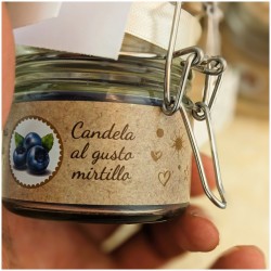 Bomboniera Candele Profumate alla frutta gusto mirtillo