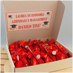 Penna a sfera rossa per laurea