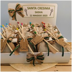 Bomboniere Matite Piantabili in vassoio