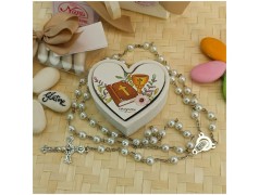 Scatolina Cuore porta Rosario