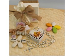 Scatolina Cuore porta Rosario