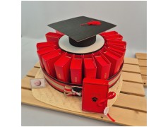Torta di scatoline bomboniere per laurea