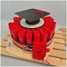 Torta di scatoline bomboniere per laurea