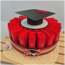 Torta di scatoline bomboniere per laurea