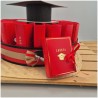 Torta di scatoline bomboniere per laurea