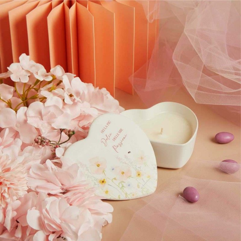 Candela Cuore Rosa di Claraluna