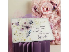 Tagliere in vetro Rosa