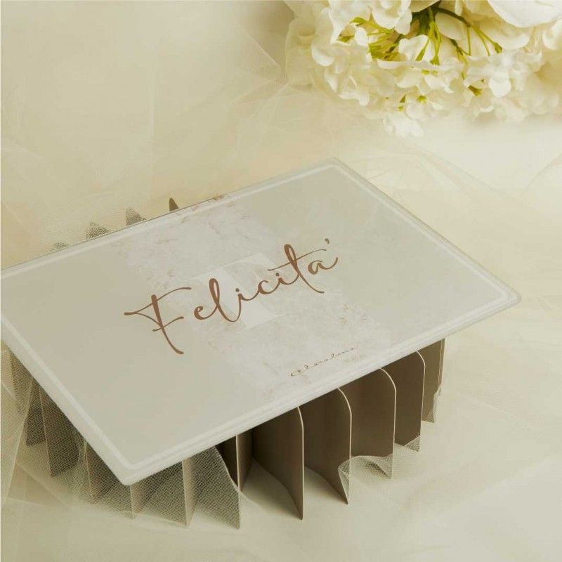 Tagliere in vetro Felicità