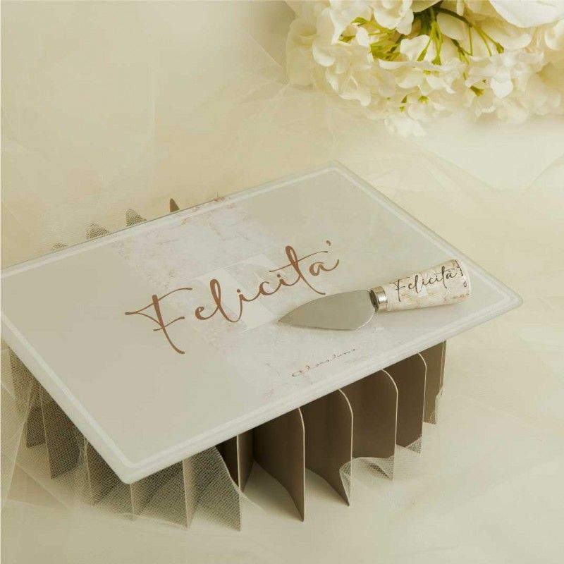 Tagliere Felicità con coltellino