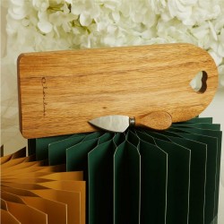 Tagliere Lungo in Acacia con coltellino