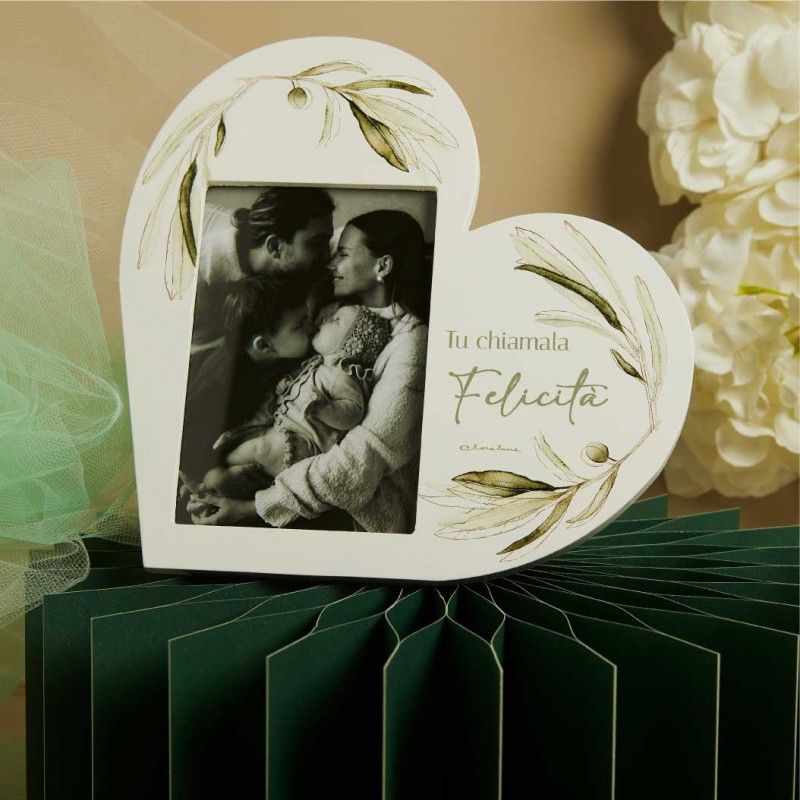 Portafoto con decoro Olivo di Claraluna