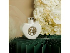 Oliera Cuore con Mappamondo argento