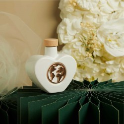 Oliera Cuore con Mappamondo oro di Claraluna