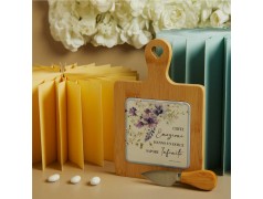 Tagliere e coltellino Lilla di Claraluna