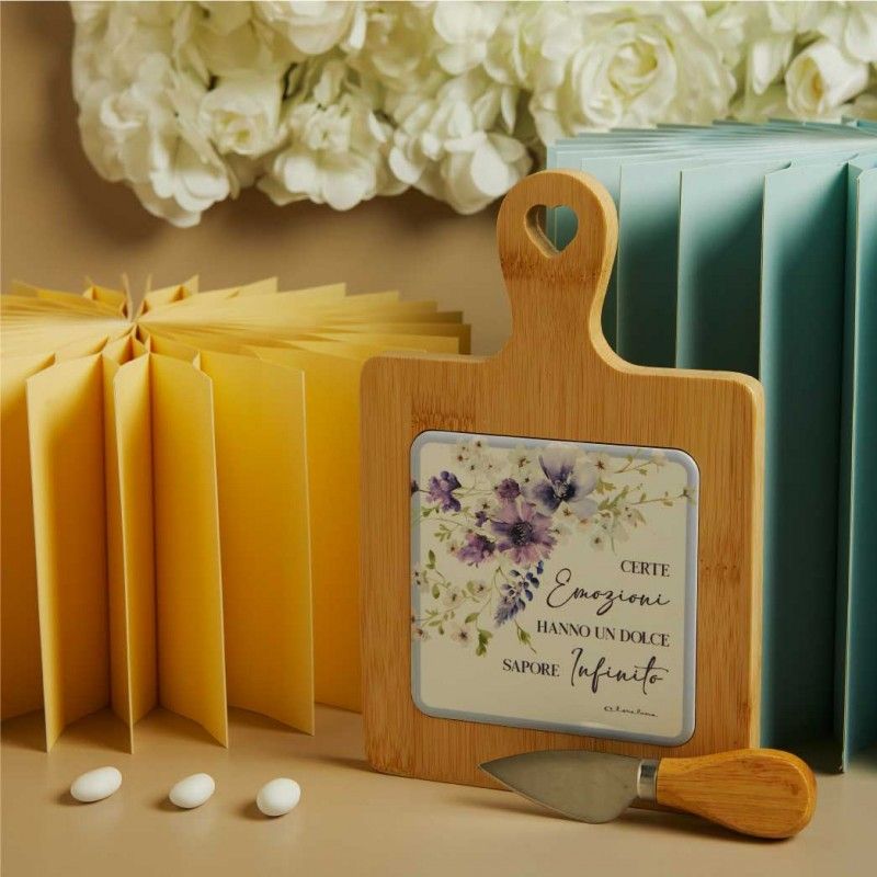 Tagliere e coltellino Lilla di Claraluna