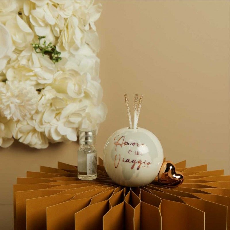 Diffusore Mappamondo Oro di Claraluna