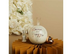 Mappamondo Grande con cuore Oro Argento