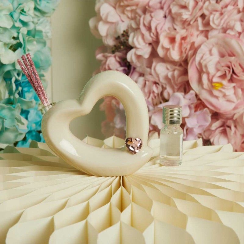 Profumatore cuore Rosa di Claraluna