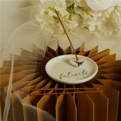 Piattino Porta Incenso Felicità di Claraluna