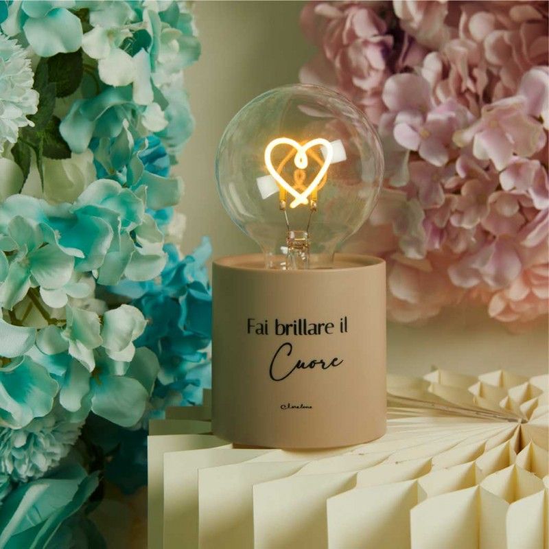 Lampadina Color cioccolato di Claraluna