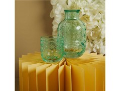 Caraffa con Bicchiere color Azzurro di Claraluna