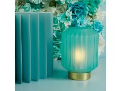 Lampada Plissettata Azzurra di Claraluna