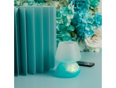 Lampada Azzurra con telecomando di Claraluna