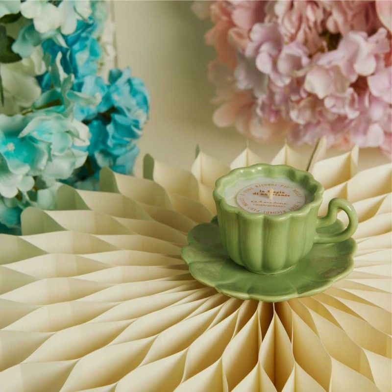 Candela Tazzina Verde di Claraluna