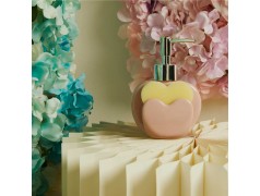 Porta Sapone Rosa a Cuore di Claraluna