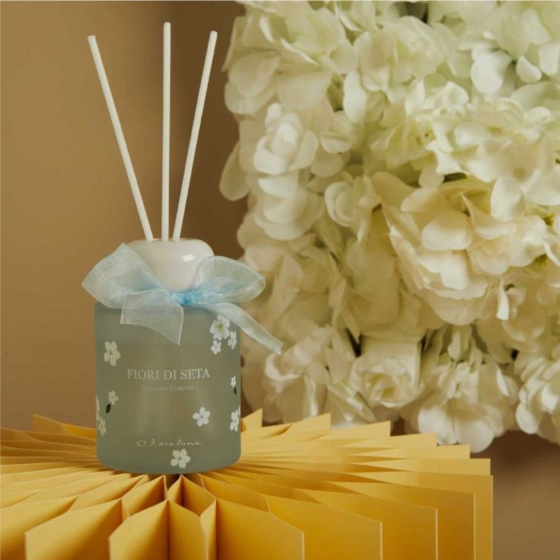 Profumatore Fiori di Seta Grande Azzurro