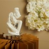 Bomboniere Matrimonio Coppia Innamorati con cuore su base argento 26265